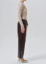 Rework Pull On Leather Pants