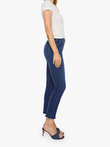 Mid Rise Dazzler Ankle Fray Jean