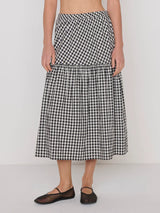 Liza Gingham Skirt