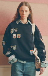 Davis Patchwork Sweatshirt
