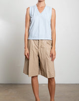 Inez Short in Faux Leather