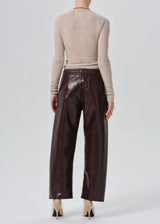 Rework Pull On Leather Pants