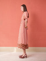Banyan Puff Sleeve Midi Dress