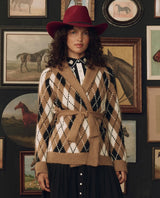 The Argyle Riding Cardigan