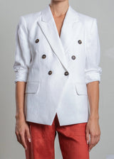 Jules Blazer in French Linen