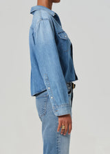 Cropped Western Shirt