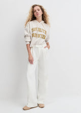 The Cropped Collegiate Hoodie