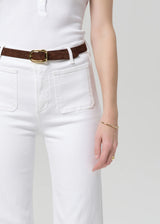 Kimberly Patch Pocket Flare Jean