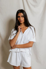 Charlie Jersey Collared Tee