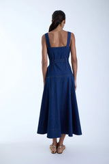 Jenna Denim Midi Dress