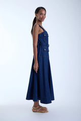 Jenna Denim Midi Dress