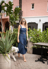 Jenna Denim Midi Dress