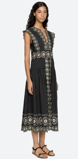 Mirabel Print Midi Dress