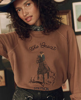 THE COLLEGE SWEATSHIRT WITH Stetson Graphic