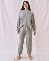 The Wide Leg Cropped Sweatpant