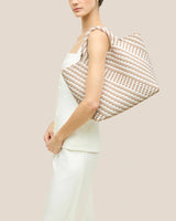 St. Barths Medium Tote Striped Geo