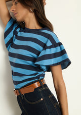 Camille Ruffle Sleeve Top