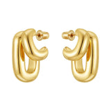 Hugo Double Hoop Earring