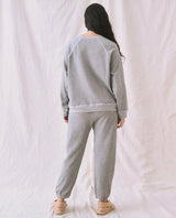 The Wide Leg Cropped Sweatpant