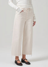 Ayla Raw Hem Crop Jean