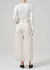 Ayla Raw Hem Crop Jean