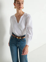 Flora Peasant Tee