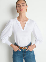 Flora Peasant Tee