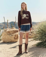 THE COLLEGE SWEATSHIRT WITH Everglade Graphic
