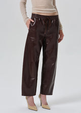 Rework Pull On Leather Pants