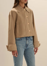 The Rue Cropped Trench Jacket