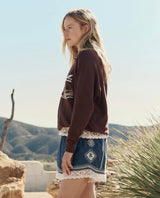 THE COLLEGE SWEATSHIRT WITH Everglade Graphic