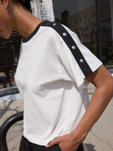 Ada Button Tee