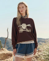 THE COLLEGE SWEATSHIRT WITH Everglade Graphic
