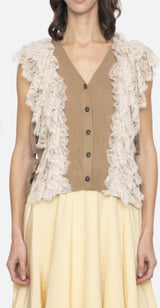 Lisette Solid Sweater Vest