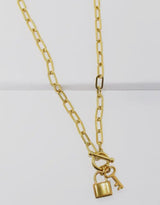 Paperclip Long Chain Necklace