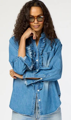 Molly Denim Blouse