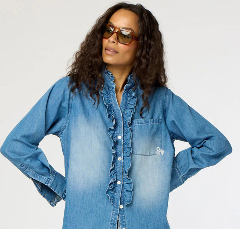 Molly Denim Blouse