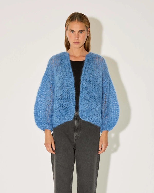 Mohair Bomber Cardigan