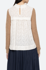 Teagan Knit Combo Sweater