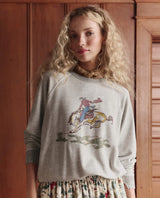 The College Sweatshirt w/ Rider Graphic
