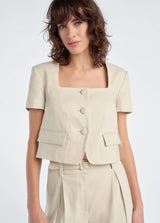 The Mayfair Linen Top