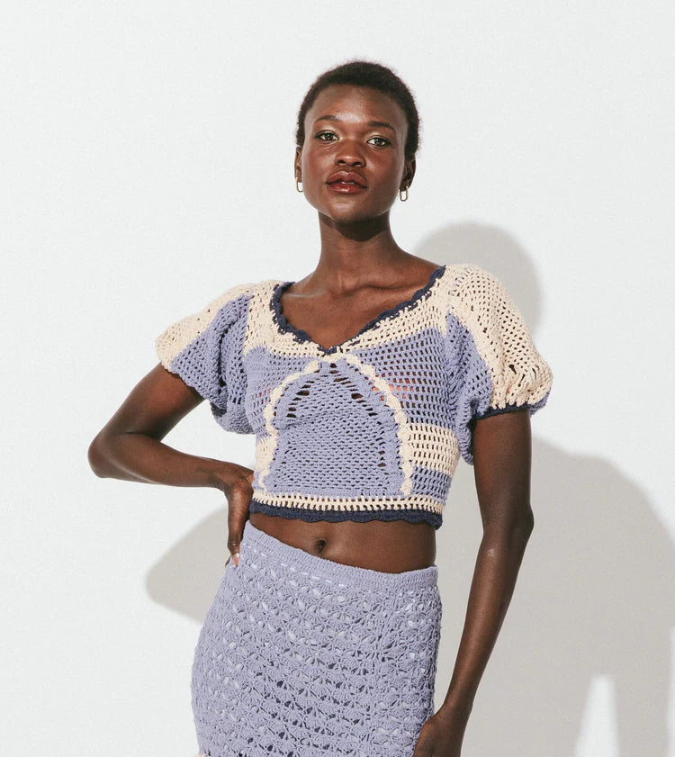 Portia Crochet Top
