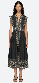 Mirabel Print Midi Dress