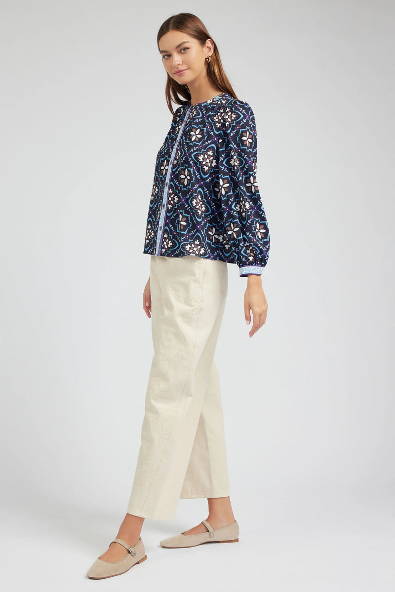 Kaleidoscope Motif blouse