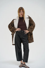 Rana Faux Leopard Jacket