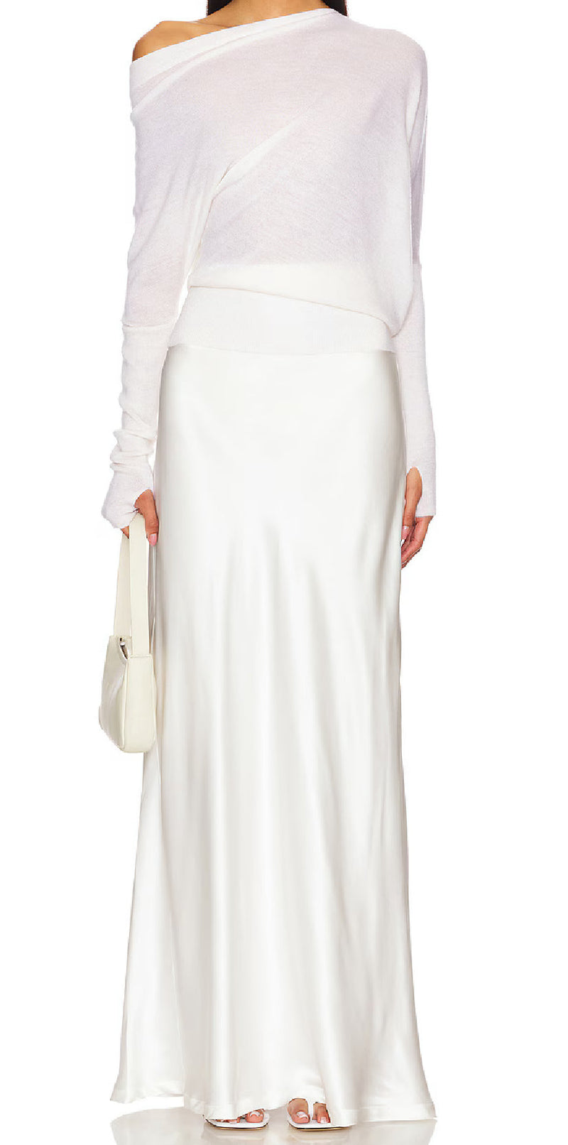 Silk Full Length Skirt