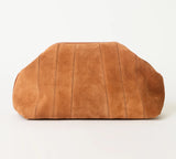 Rowe Suede Clutch Leather Bag