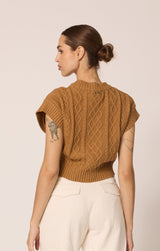 Gigi Cropped Sweater Vest