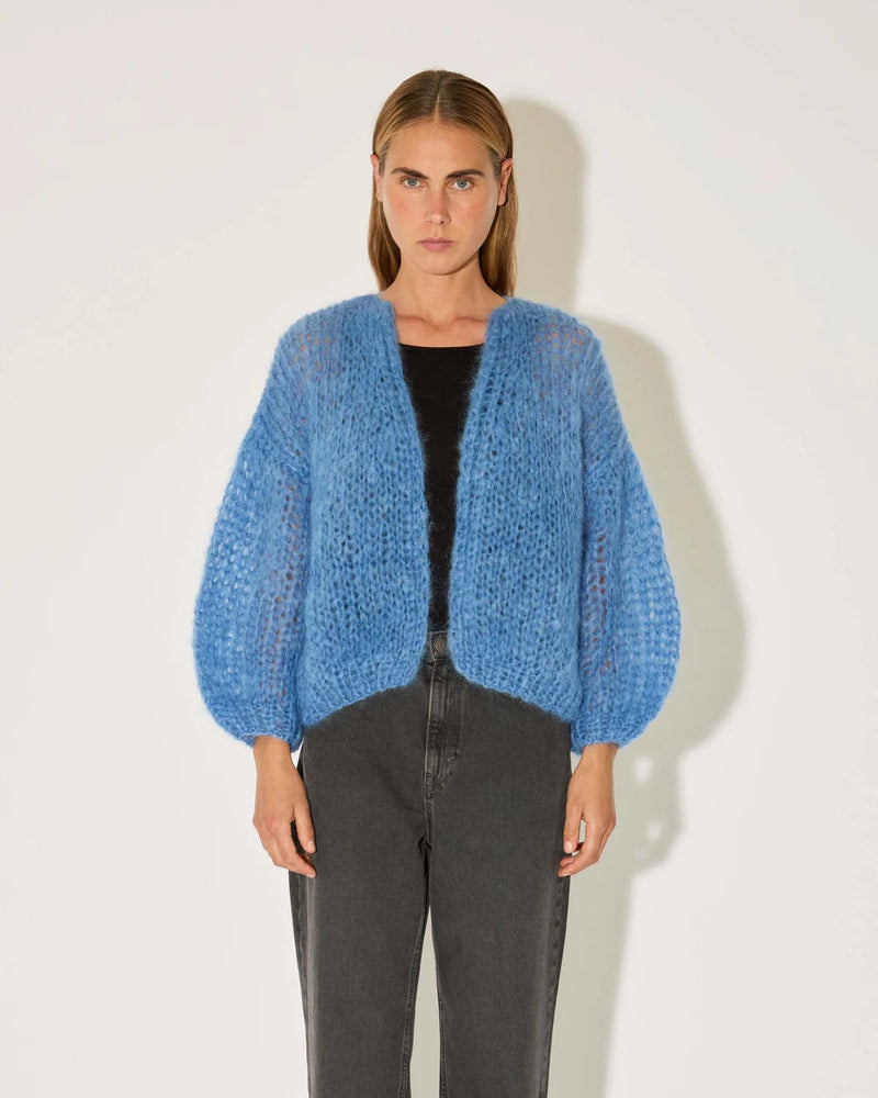 Mohair Bomber Cardigan