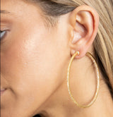 Brittany CZ Hoop